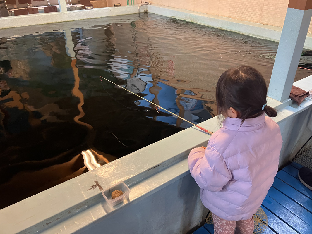 釣り風景の画像