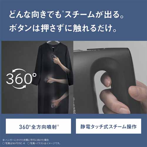 衣類スチーマーの画像