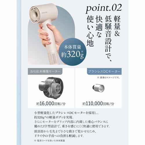 ヘアドライヤーの画像