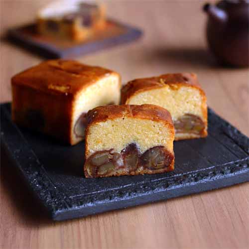 栗パウンドケーキの画像