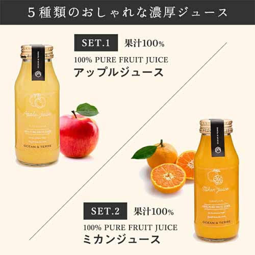 プレミアムフルーツジュースセットの画像