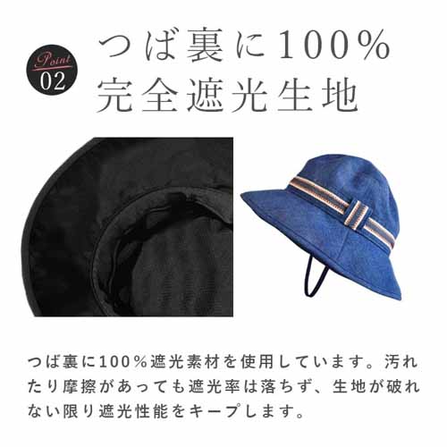 完全遮光ハットに関する画像