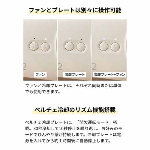 冷却プレート付きファンに関する画像