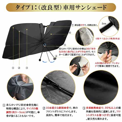 車用サンシェードに関する画像