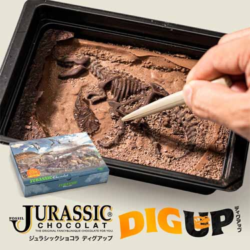 化石発掘チョコの画像