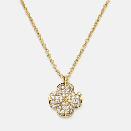 kate spade new york スペードフラワー パヴェ ミニ ペンダントに関する画像